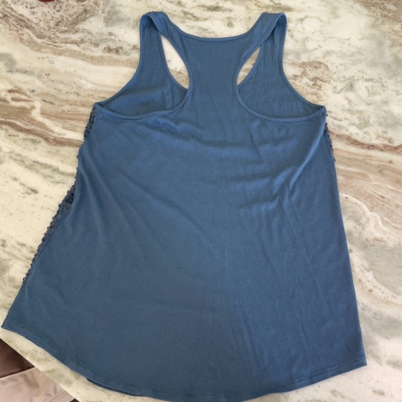 Blue sequence Express tank top NEW size small - Picture 7 of 7